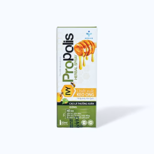 Xịt họng Keo Ong IVY Propolis Hỗ Trợ Giảm Ho, Đau Rát Họng (Chai 30ml)