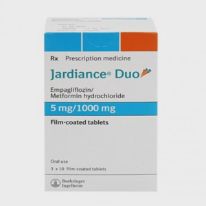 Viên nén Jardiance Duo 5mg/1000mg điều trị đái tháo đường type 2 (3 vỉ x 10 viên)