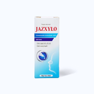 Thuốc nhỏ mũi Jazxylo 0,05% trị sung huyết mũi, viêm xoang, viêm mũi dị ứng (chai 10ml)