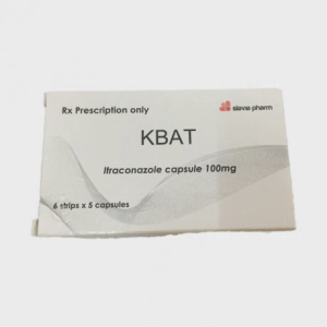 Viên nang Kbat Slavia 100mg điều trị các bệnh nhiễm nấm (6 vỉ x 5 viên)