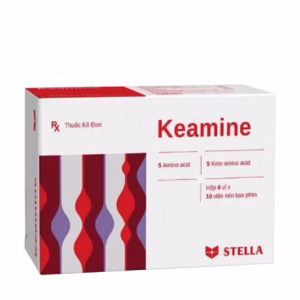 Viên nén Keamine phòng và điều trị rối loạn hoặc suy giảm cơ chế chuyển hóa protein (6 vỉ x 10 viên)