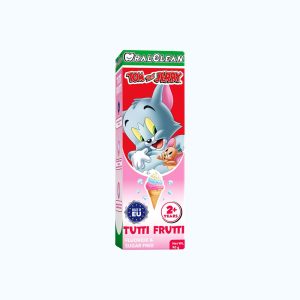 Kem Đánh Răng ORAL CLEAN Trẻ Em Tom & Jerry Tutti Frutti (tuýp 75ml)