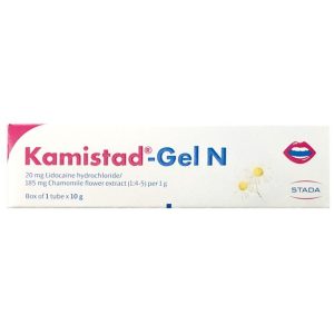 Gel Kamistad - Gel N trị viêm, đau ở niêm mạc miệng và môi (tuýp 10g)