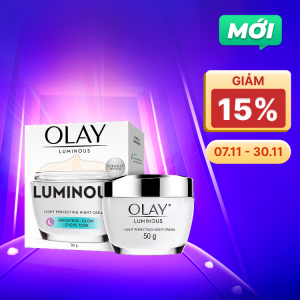 Kem Dưỡng Da Olay Luminous Ban Đêm Hỗ Trợ Làm Sáng Da 50g/ Hũ