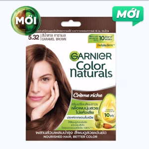 Kem nhuộm tóc GARNIER màu 5.32 Nâu Caramel 30ml+30g/gói
