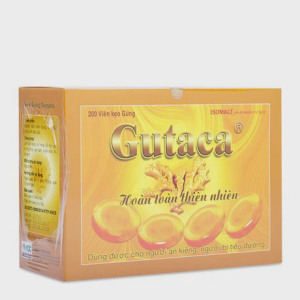 Kẹo gừng Gutaca làm ấm bụng và họng (Hộp 100 gói)