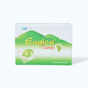 Thực phẩm bảo vệ sức khỏe MGWC Eugica Kẹo Ngậm Giảm Ho (Hộp 100 Viên)