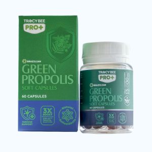 Thực Phẩm Bảo Vệ Sức Khỏe Keo Ong Xanh Brazil Viên Mềm giúp tăng cường đề kháng (Lo 60 viên)