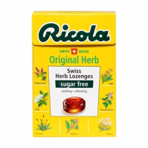 Kẹo ngậm thảo mộc RICOLA không đường nguyên bản (40g)