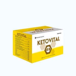 Viên nén Ketovital phòng và điều trị rối loạn, suy giảm cơ chế chuyển hóa protein (10 vỉ x 10 viên)