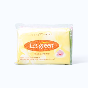 Khăn giấy LET GREEN bỏ túi (3 gói/túi x 10 tờ)