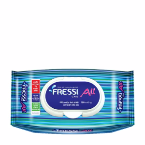 Khăn ướt FRESSI CARE không chứa Parabens (100 miếng/gói)