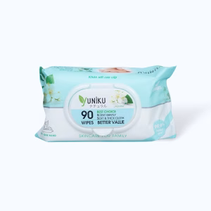 Khăn ướt Yuniku Jasmine (90 tờ/gói)