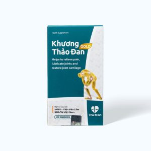 Thực phẩm bảo vệ sức khỏe Khương Thảo Đan Gold Giúp làm trơn khớp và phục hồi sụn khớp (Hộp 30 viên)