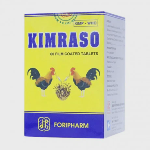 Viên nén bao phim Kimraso điều trị sỏi thận, sỏi mật, viêm bể thận, viêm túi mật (chai 60 viên)