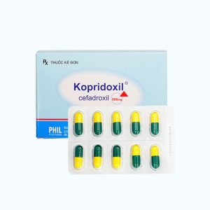 Viên nang cứng Kopridoxil 500mg điều trị nhiễm khuẩn (10 vỉ x 10 viên)