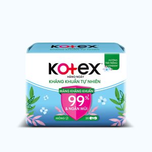 Băng Vệ Sinh Hằng Ngày KOTEX Hương Tự Nhiên (20 Miếng)