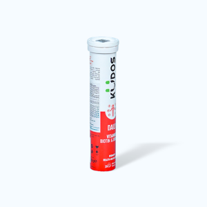 Viên sủi Kudos Daily Vitamins Plus Biotin & Ginseng hương cam bổ sung vitamin cho cơ thể (20 viên)