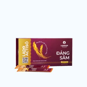 Nước uống Ladophar Lado Care Actiso Đảng Sâm hỗ trợ bồi bổ cơ thể, tăng cường sức khỏe (10 gói)