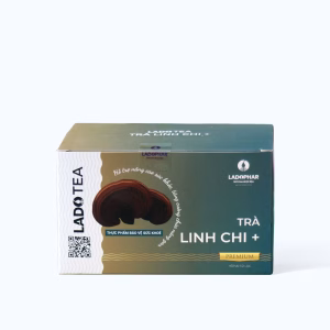 Trà Linh Chi Ladophar hỗ trợ tăng cường chức năng gan (Hộp 34g)