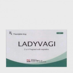 Viên đặt âm đạo Ladyvagi điều trị viêm âm đạo (2 vỉ x 6 viên)