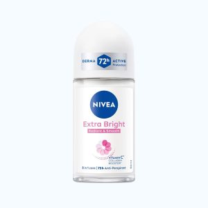 Lăn Khử Mùi NIVEA Extra Whitening Trắng Mịn Mờ Vết Thâm (chai 50ml)