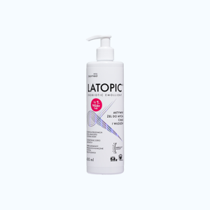 Gel tắm gội Latopic Body and Hair Wash làm sạch & giữ ẩm cho da, dùng cho da khô, nhạy cảm và dị ứng (400ml)