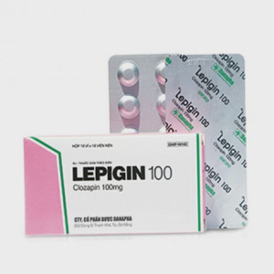 Viên nén Lepigin 100mg điều trị tâm thần phân liệt mãn tính (10 vỉ x 10 viên)