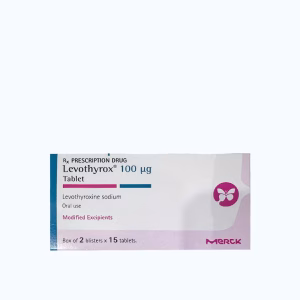 Viên nén Levothyrox 100mcg điều trị bướu giáp đơn thuần lành tính (2 vỉ x 15 viên)