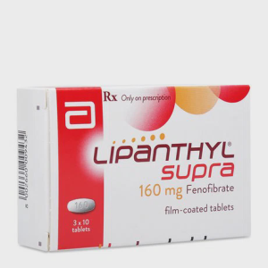 Viên nén bao phim Lipanthyl supra 160mg điều trị rối loạn mỡ máu (3 vỉ x 10 viên)
