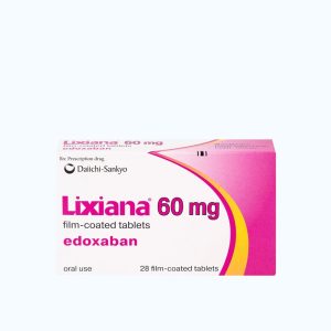 Viên nén Lixiana 60mg ngăn ngừa đột quỵ hoặc cục máu đông ở những người bị rung nhĩ (2 vỉ x 14 viên)