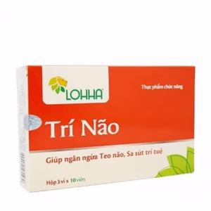 Viên uống Lohha hỗ trợ trí não (Hộp 3 vỉ x 10 viên)