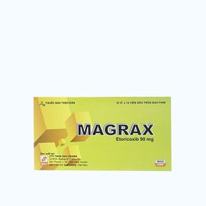 Viên nén Magrax 90mg điều trị viêm và giảm các cơn đau cơ xương khớp (10 vỉ x 10 viên)