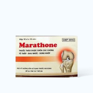 Viên nang Marathone điều trị các bệnh phong tê thấp, viêm khớp, đau khớp, (10 vỉ x 10 viên)