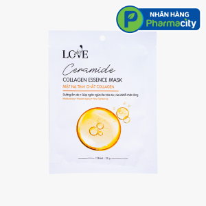 Mặt Nạ Ceramide Collagen Essence Mask giúp ngăn ngừa lão hóa, se khít lỗ chân lông (23g)