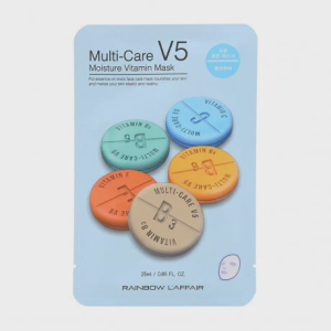 Mặt Nạ RAINBOW L'AFFAIR Multi Care V5 Moisture Vitamin cung cấp dưỡng chất và độ ẩm cho da (25ml)