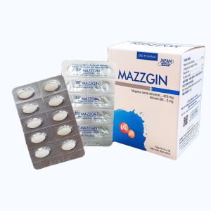 Viên nén Mazzgin DHG điều trị các trường hợp thiếu Magnesi (10 vỉ X 10 viên)