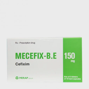 Viên nang Mecefix BE 150mg kháng sinh điều trị nhiễm khuẩn (2 vỉ x 10 viên)