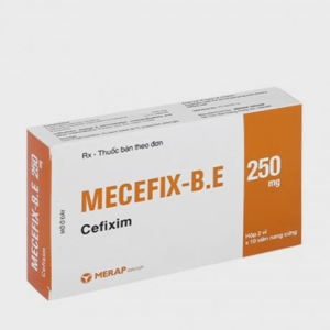 Viên nang Mecefix-B.E 250mg kháng sinh điều trị nhiễm khuẩn (2 vỉ x 10 viên)
