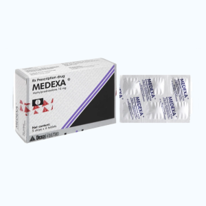 Viên nén Medexa 16mg kháng viêm, điều trị viêm thấp khớp, chống dị ứng (5 vỉ x 6 viên)