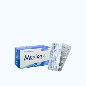 Viên nén Medlon 4mg điều trị viêm thấp khớp, hen suyễn, lupus ban đỏ hệ thống (10 vỉ x 10 viên)