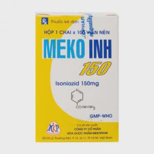 Viên nén Meko INH 150mg dự phòng lao (chai 100 viên)