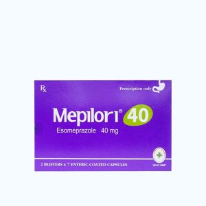 Viên nang Mepilori 40mg điều trị viêm loét thực quản do trào ngược, tăng tiết acid (2 vỉ x 7 viên)
