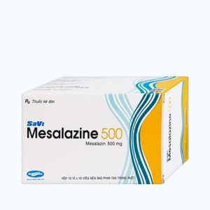 Mesalazine 500mg SaviPharm (Hộp 100 viên)