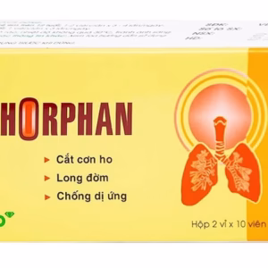 Viên nén Methorphan trị ho do kích thích, long đờm, cảm cúm, viêm mũi dị ứng (10 vỉ x 10 viên)