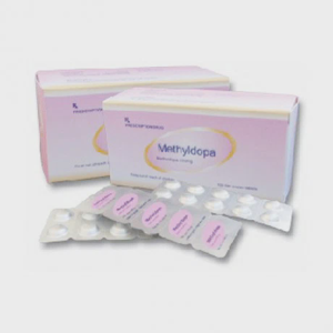 Viên nén bao phim Methyldopa 250mg Bidiphar điều trị tăng huyết áp (10 vỉ x 10 viên)