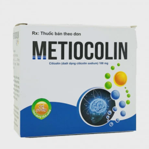 Dung dịch uống Metiocolin 100mg trị chậm phát triển trí tuệ, rối loạn giấc ngủ ở trẻ (4 vỉ x 5 ống)