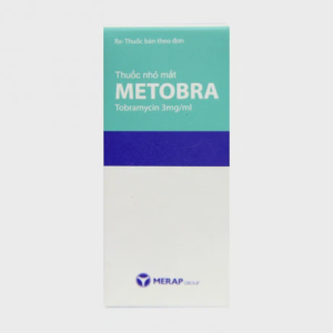 Thuốc nhỏ mắt Metobra 0,3% điều trị tại chỗ nhiễm trùng ở mắt (chai 5ml)