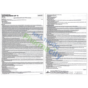 Viên nén Metprednew IMP 16 kháng viêm, điều trị viêm thấp khớp, chống dị ứng (3 vỉ x 10 viên)