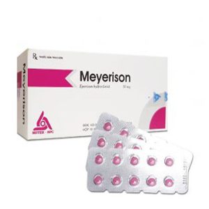 Viên nén Meyercosid 8mg điều trị hỗ trợ giãn cơ trong thoái hóa đốt sống (10 vỉ x 10 viên)
